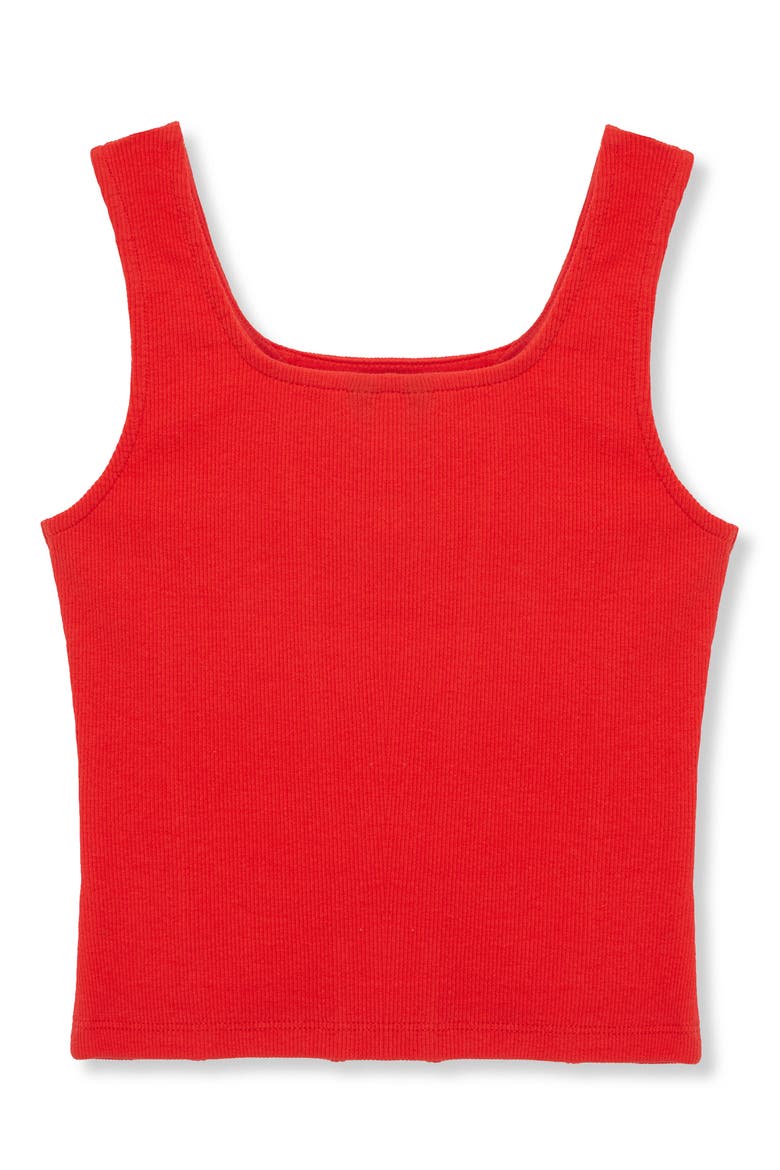 Kids' Seam Front Tank, Alternate, color, RED