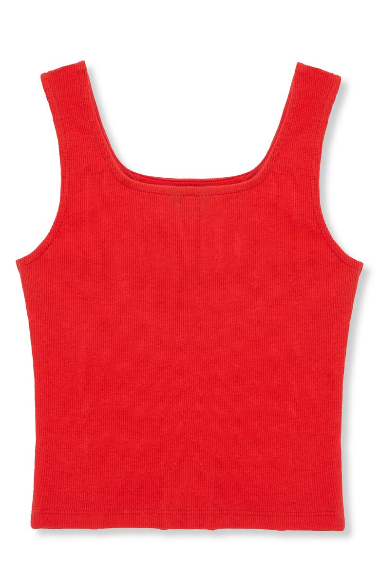 Truce Kids' Seam Front Tank, Alternate, color, Red