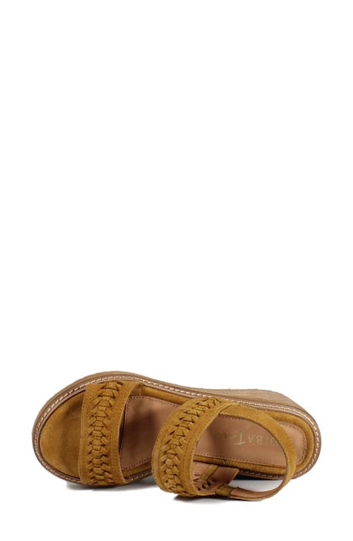 Diba True Cab Ernet Platform Wedge Sandal In Yellow