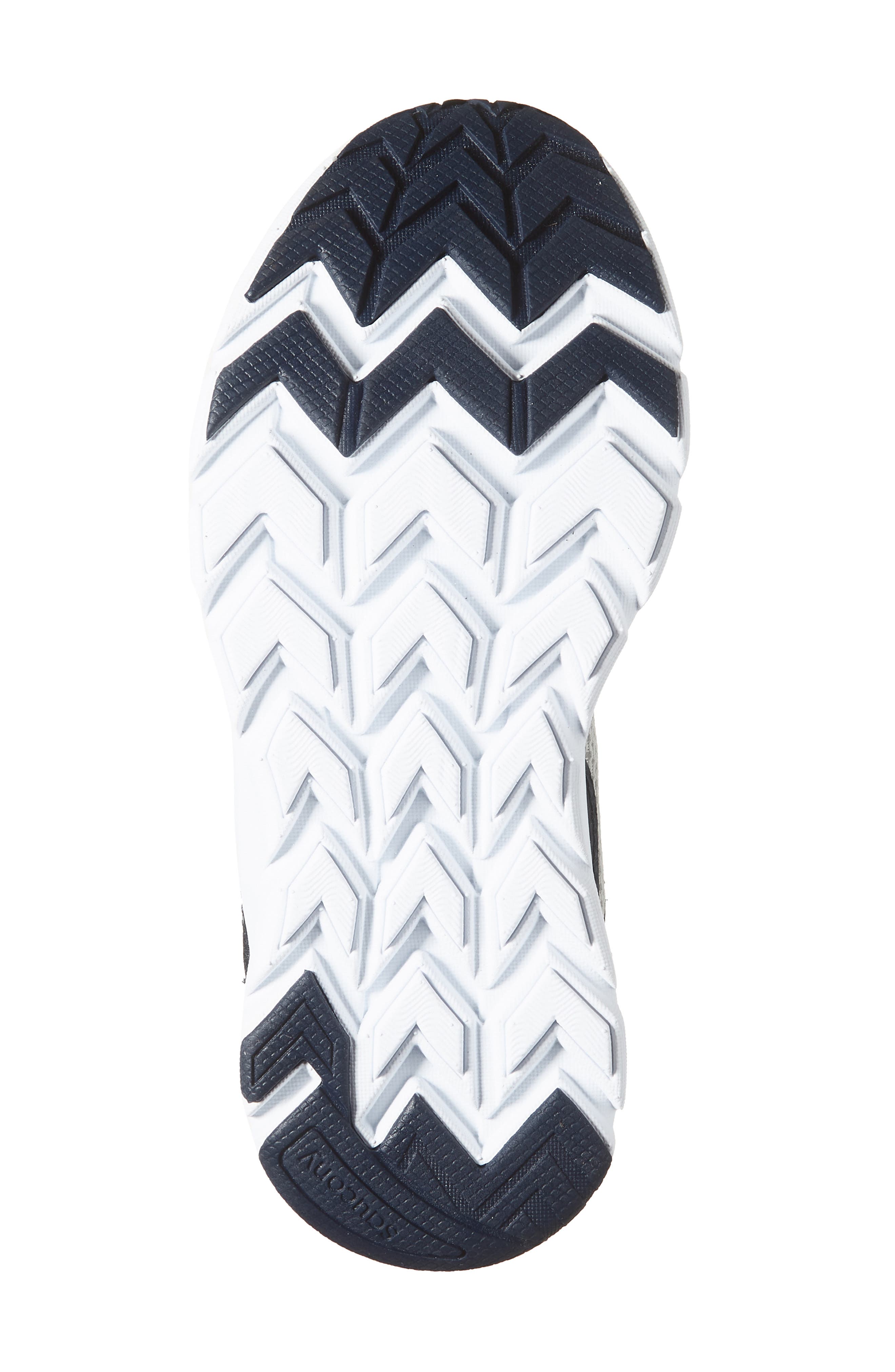 Saucony Kids' Axon KDZ Sneaker, Alternate, color, Grey/ Navy/ Red