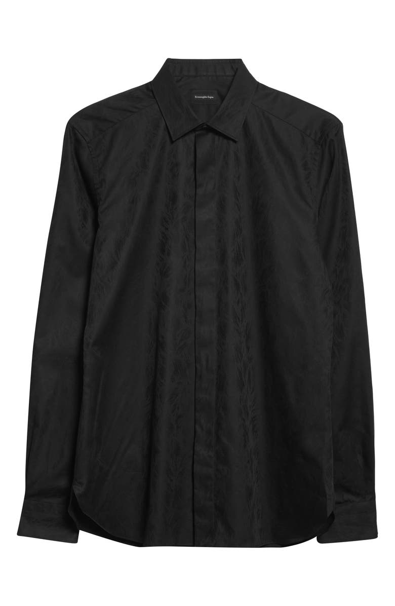 ZEGNA Slim Fit City Button-Up Shirt, Alternate, color, 