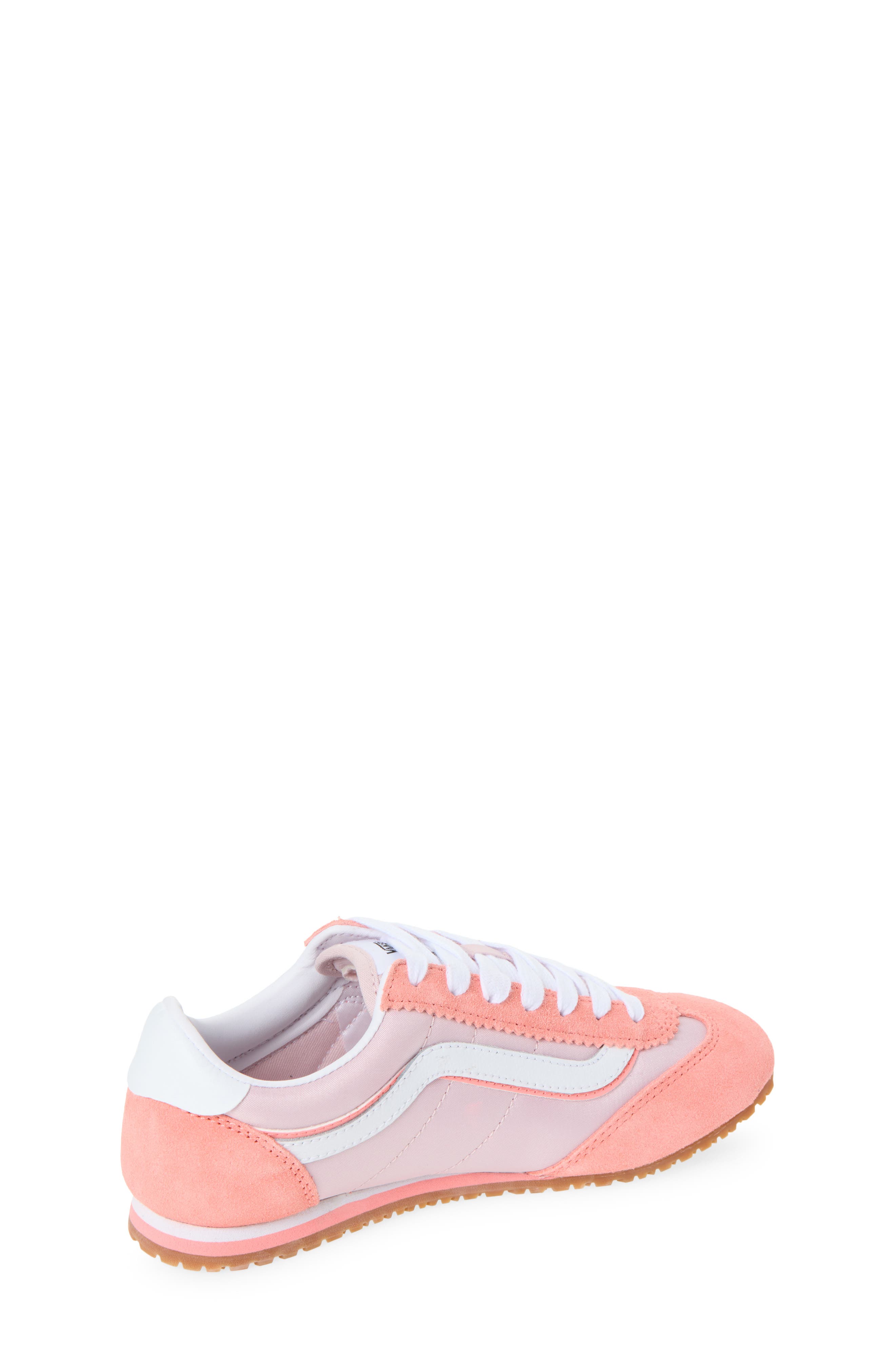 Kids' Super Low Pro Leather Sneaker, Alternate, color, PALE PETAL PINK