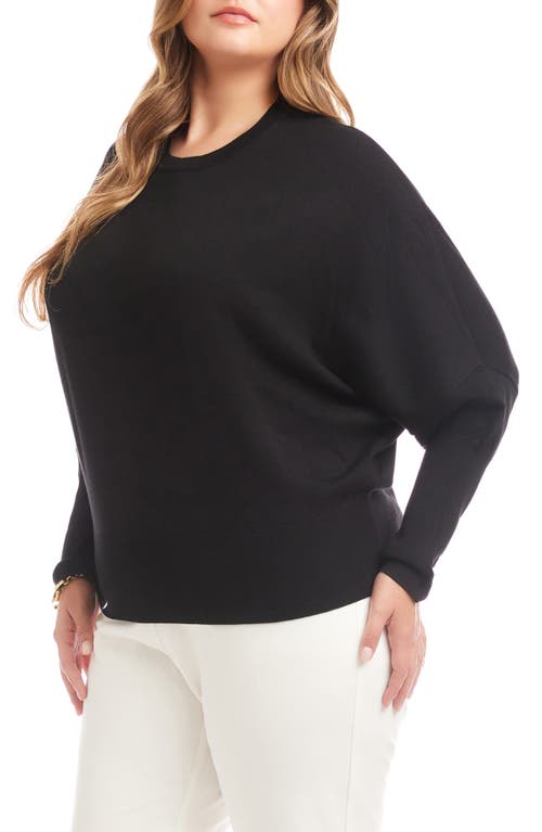 Karen Kane Dolman Sleeve Sweater In Black
