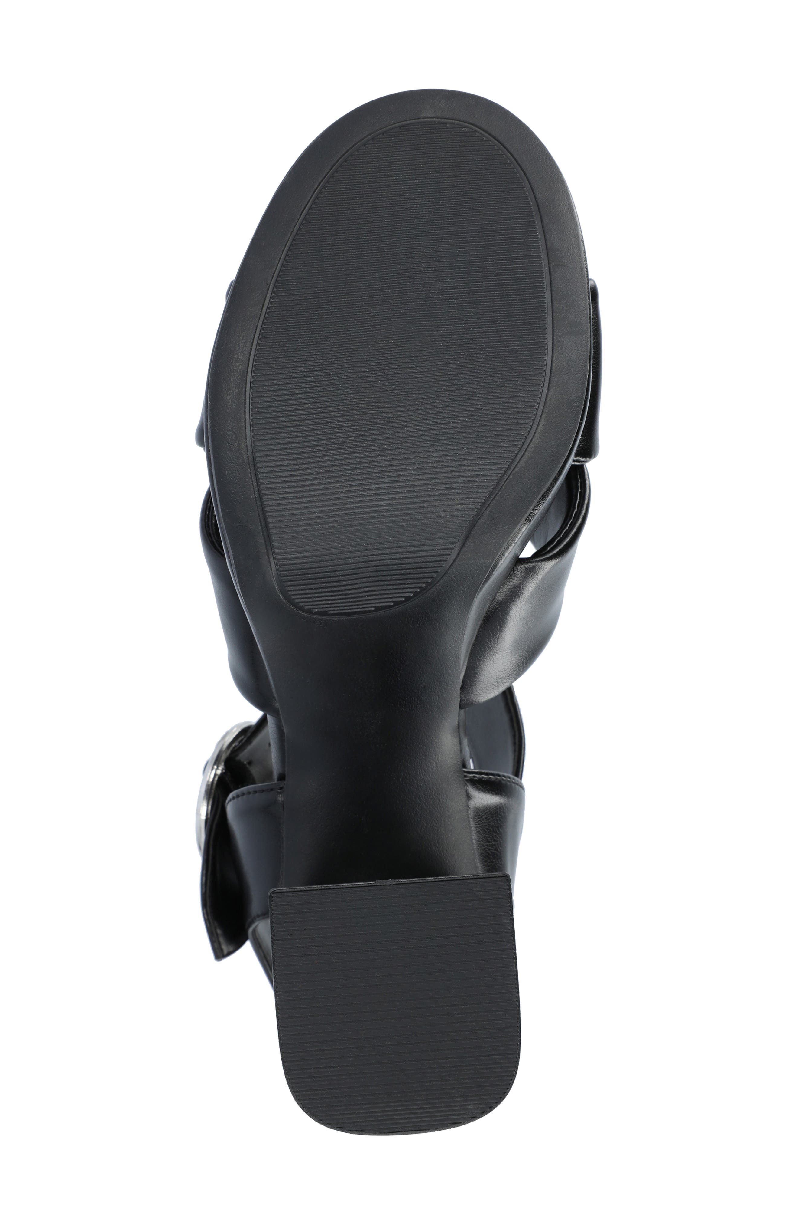 Journee Collection Akeely Block Heel Platform Sandal, Alternate, color, Black