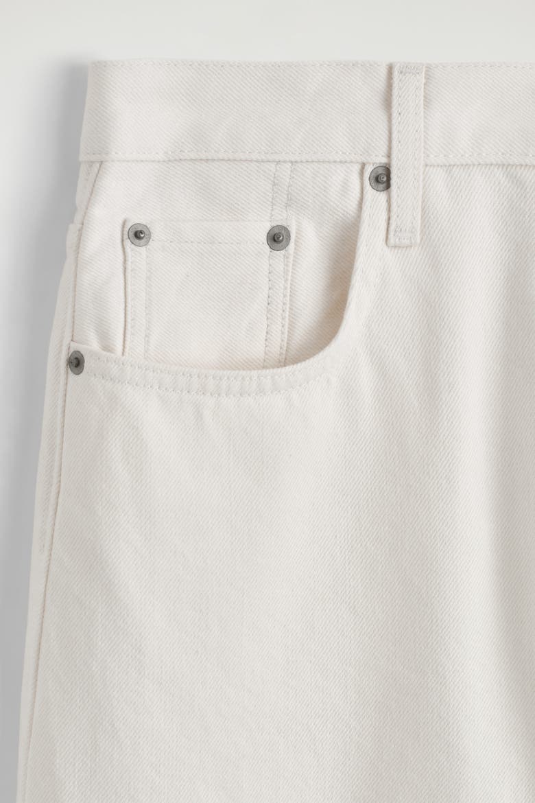 Bay Barrel-Leg Jeans, Alternate, color, CREAM