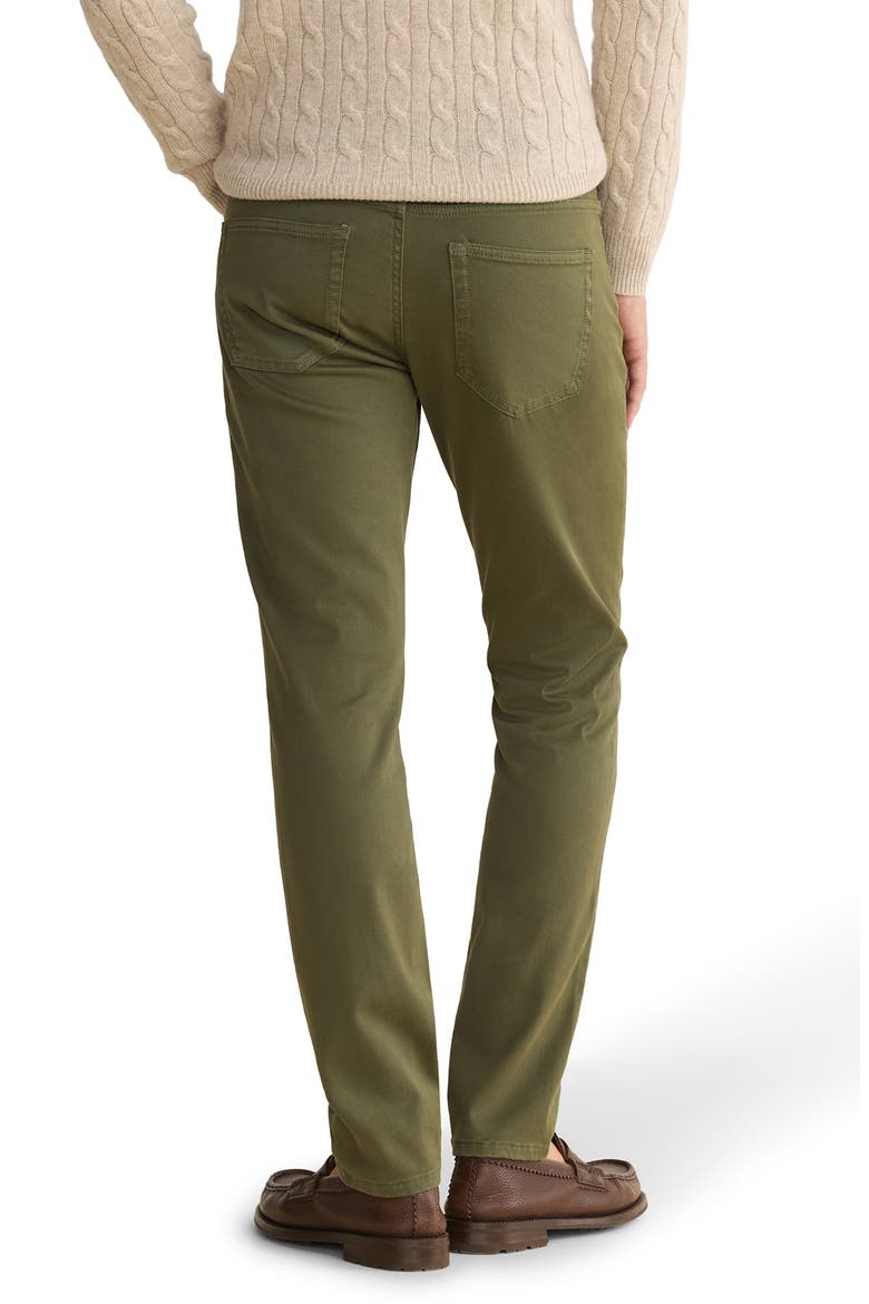 AMS Slim Fit Twill Pants, Alternate, color, CLOVER