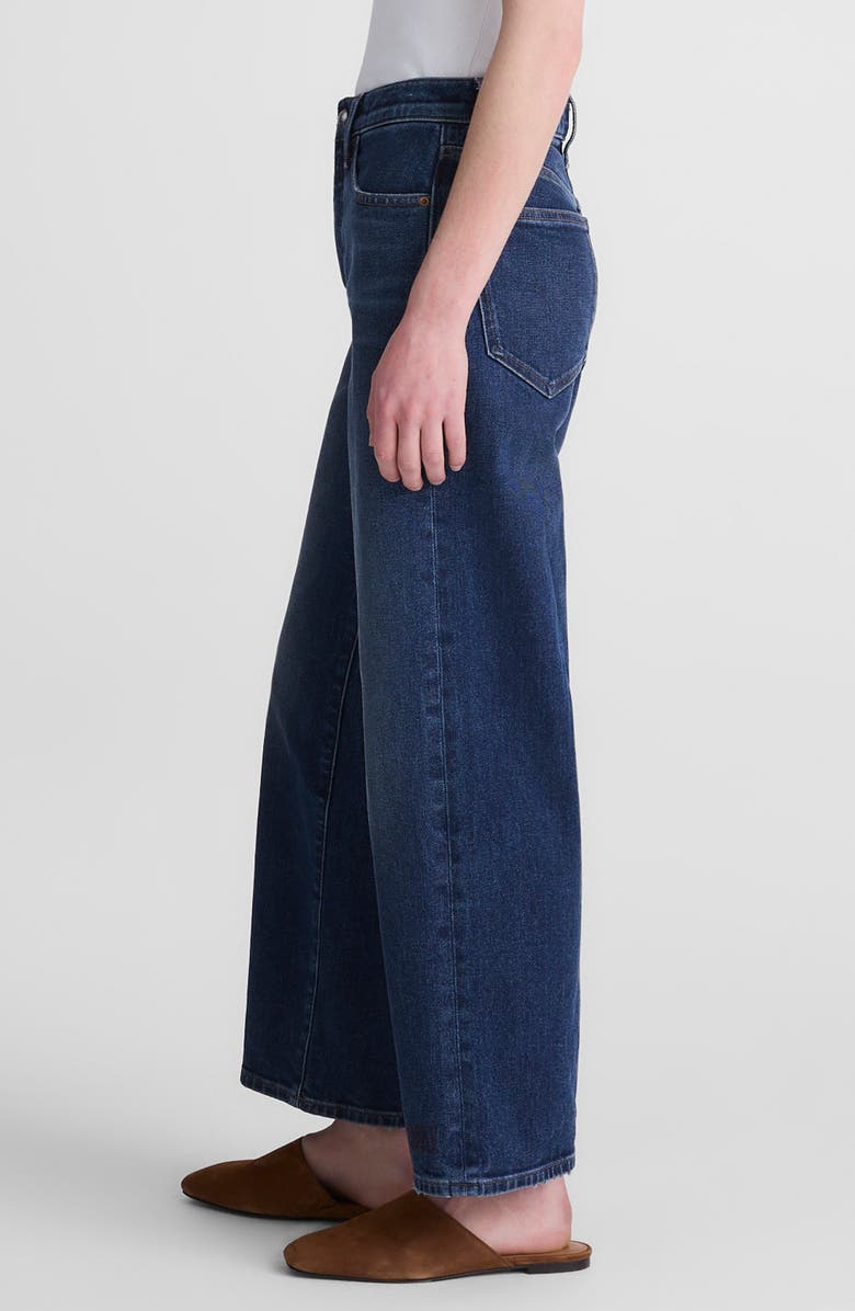 Madewell The Perfect Vintage High Waist Crop Wide Leg Jeans, Alternate, color, Midnight Waters Wash
