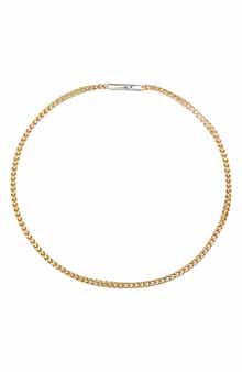 EYE CANDY LOS ANGELES Men's Morris Two-Tone Chain Link Necklace