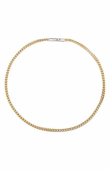 EYE CANDY LOS ANGELES Men's Morris Two-Tone Chain Link Necklace