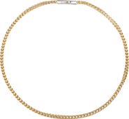 EYE CANDY LOS ANGELES Men's Morris Two-Tone Chain Link Necklace