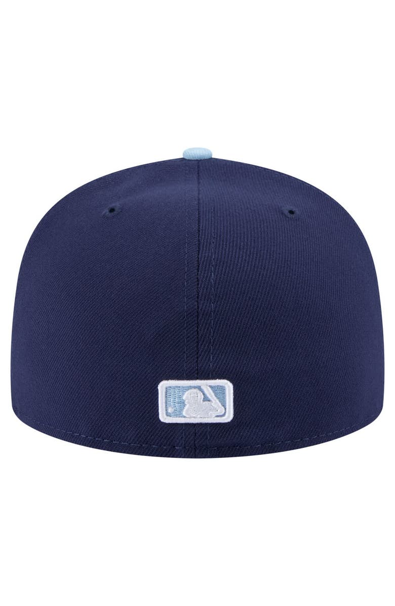 New Era Men's New Era Navy/Light Blue San Diego Padres Color Pack 2-Tone 59FIFTY Fitted Hat, Alternate, color, Navy