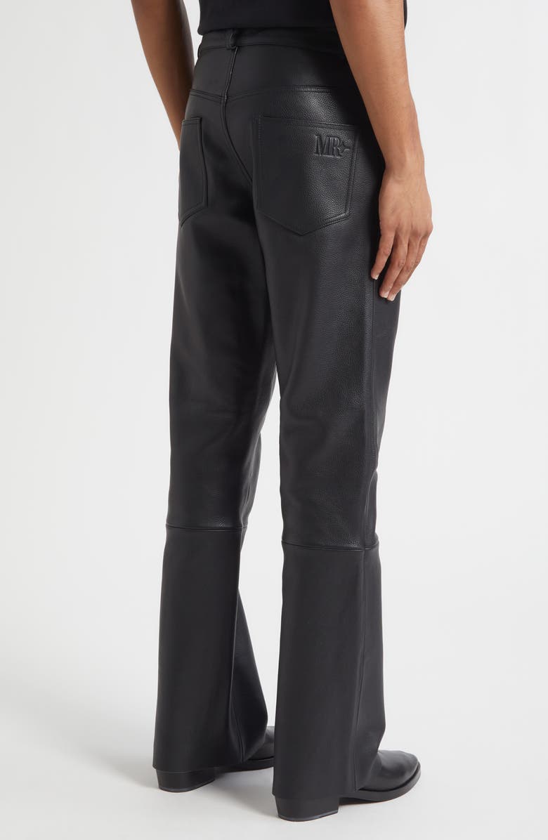 MIDNIGHT RODEO Mr Leather Flare Leg Pants, Alternate, color, Black