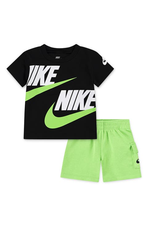 Logo Tee & Cargo Shorts 2-Piece Set (Baby)