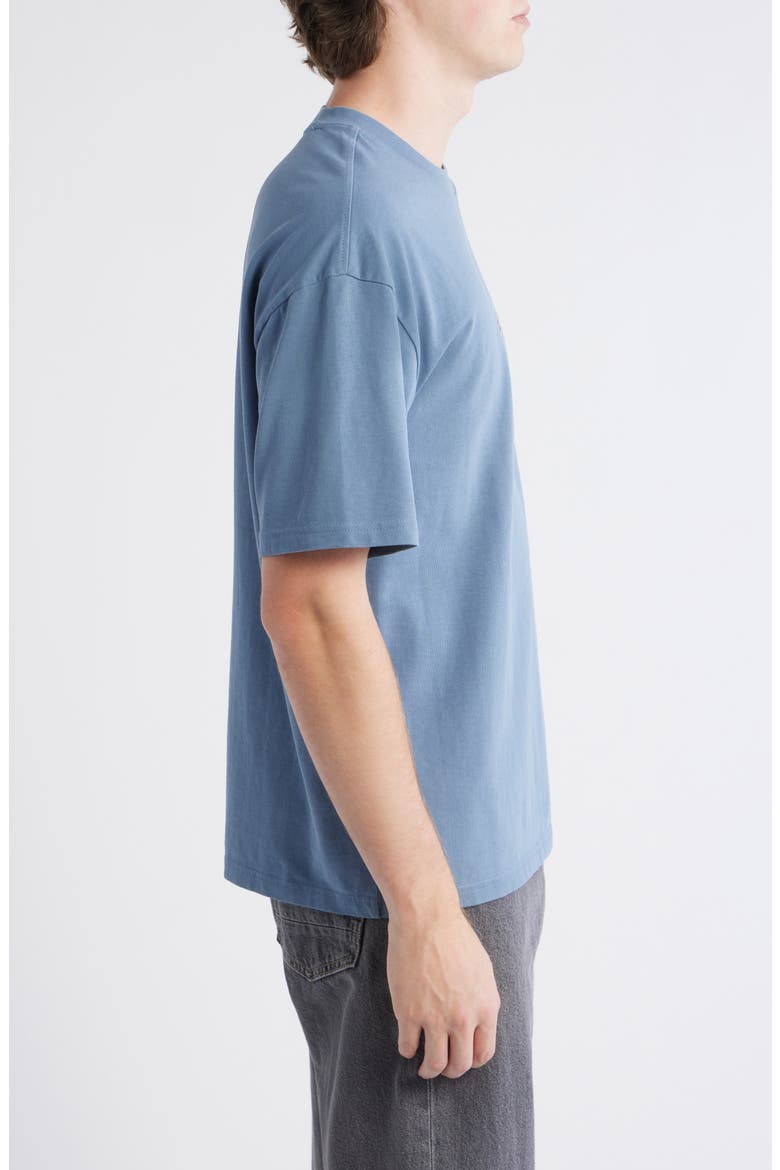 Strange Rhinestone Cotton Graphic T-Shirt, Alternate, color, BLUE