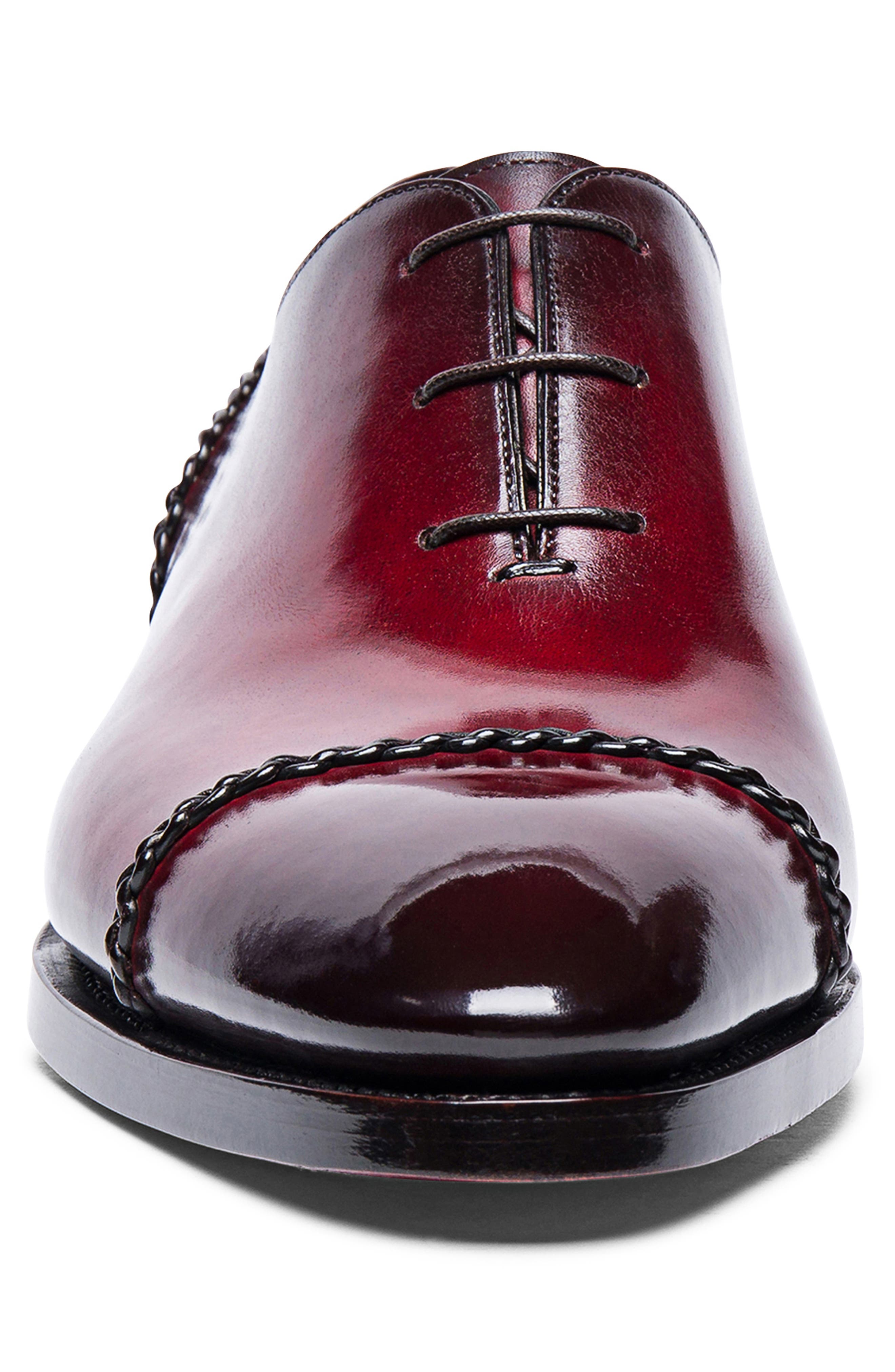 Santoni Pierce Cap Toe Oxford, Alternate, color, 