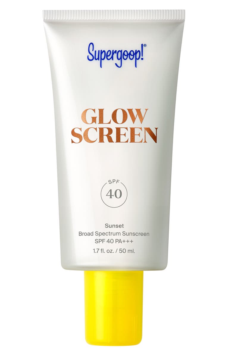 Supergoop!<sup>®</sup> Glowscreen Broad Spectrum Sunscreen SPF 40, Main, color, Sunset