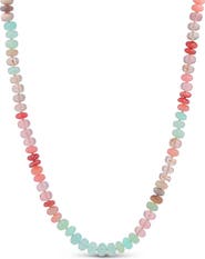 Sheryl Lowe Multi Color Light Opal Knotted Necklace
