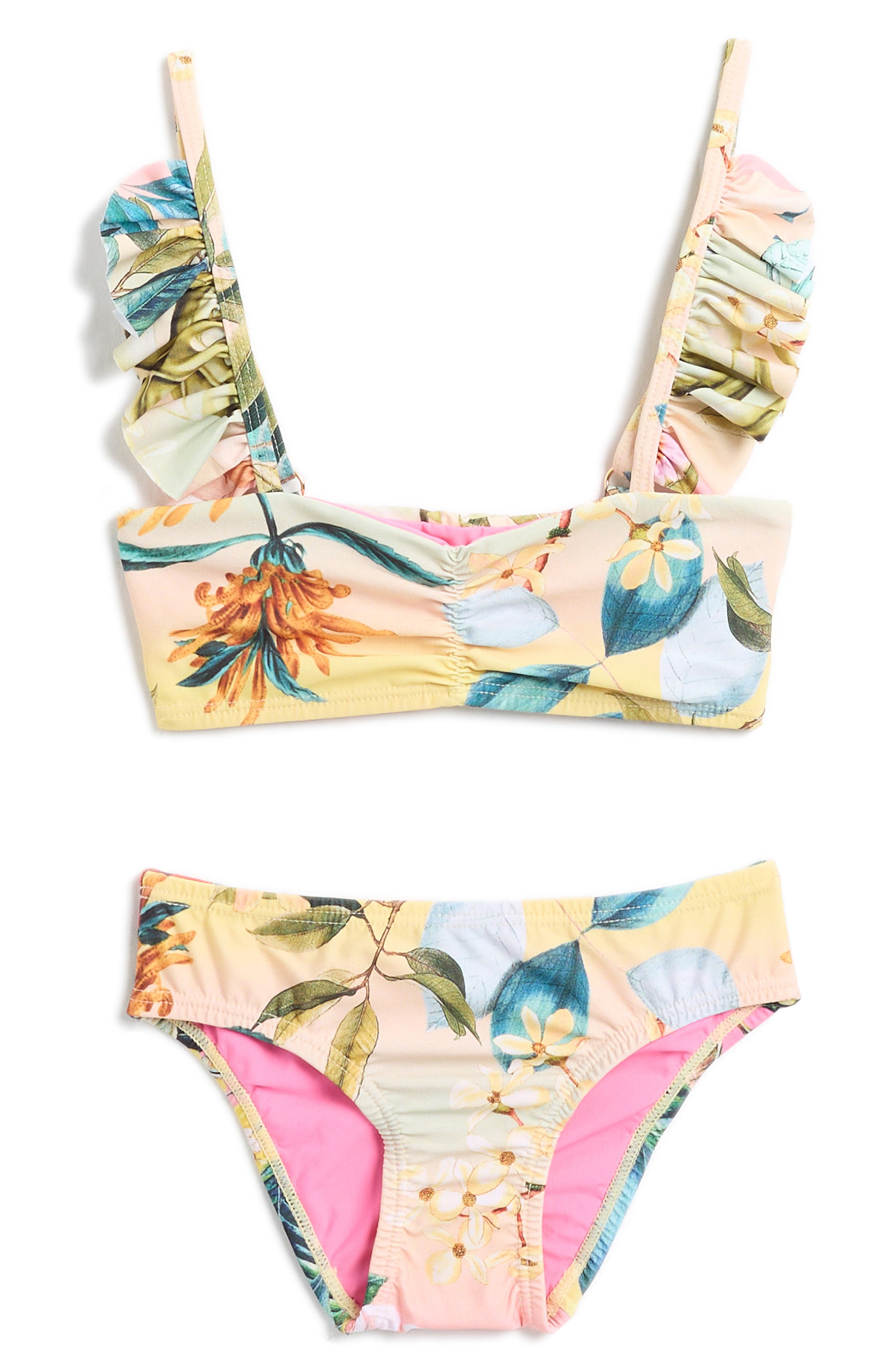 PQ SWIM Kids' Flutter Bikini | Nordstromrack