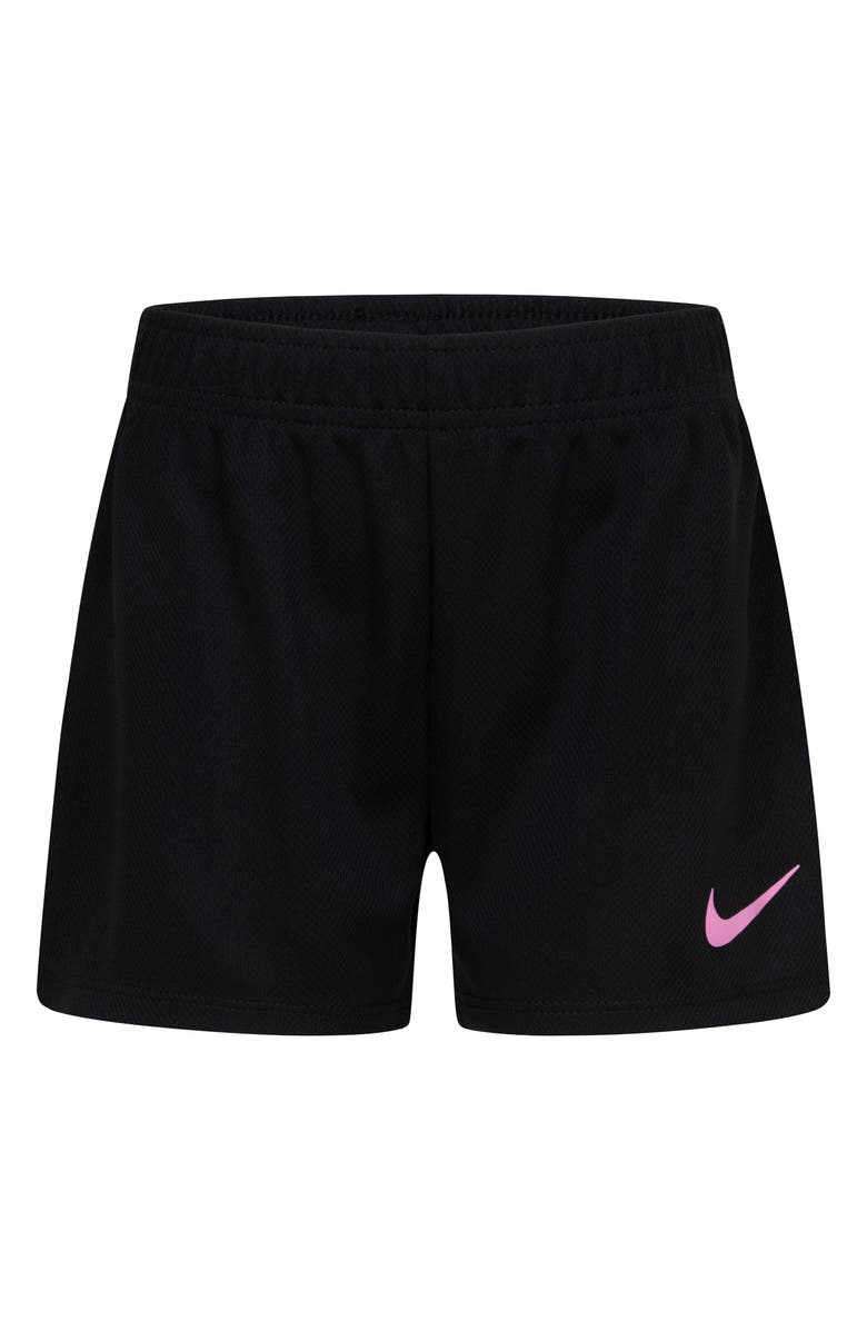 Nike Kids' Femme Pop Short Sleeve T-Shirt & Shorts Set, Alternate, color, Black