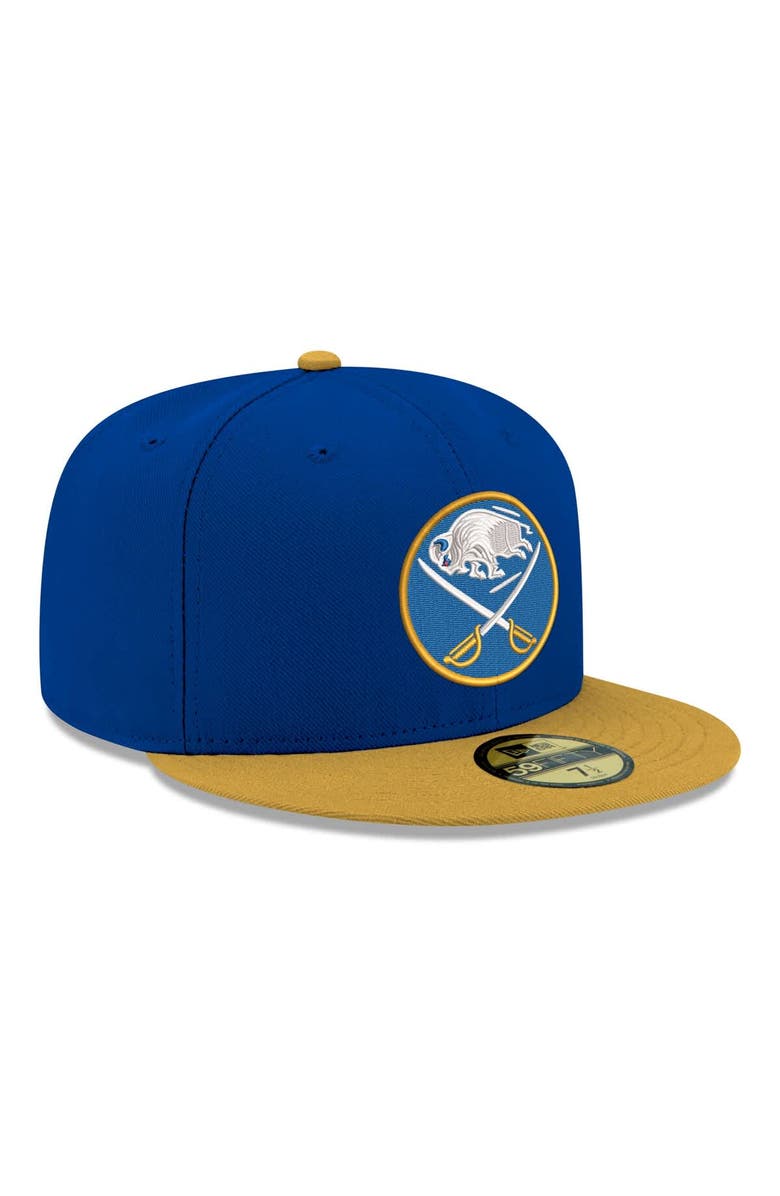 New Era Men's New Era Royal Buffalo Sabres Core Logo Two-Tone 59FIFTY Fitted Hat, Alternate, color, Royal