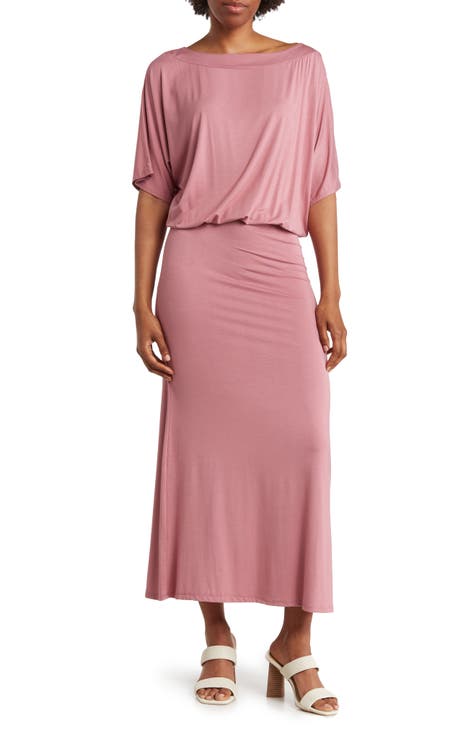 Dolman Sleeve Maxi Dress