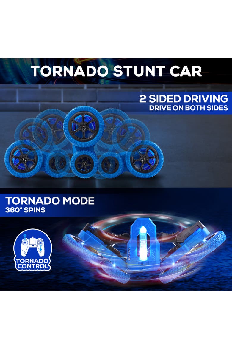 Blue Tornado Extreme RC Car, Alternate, color, Blue