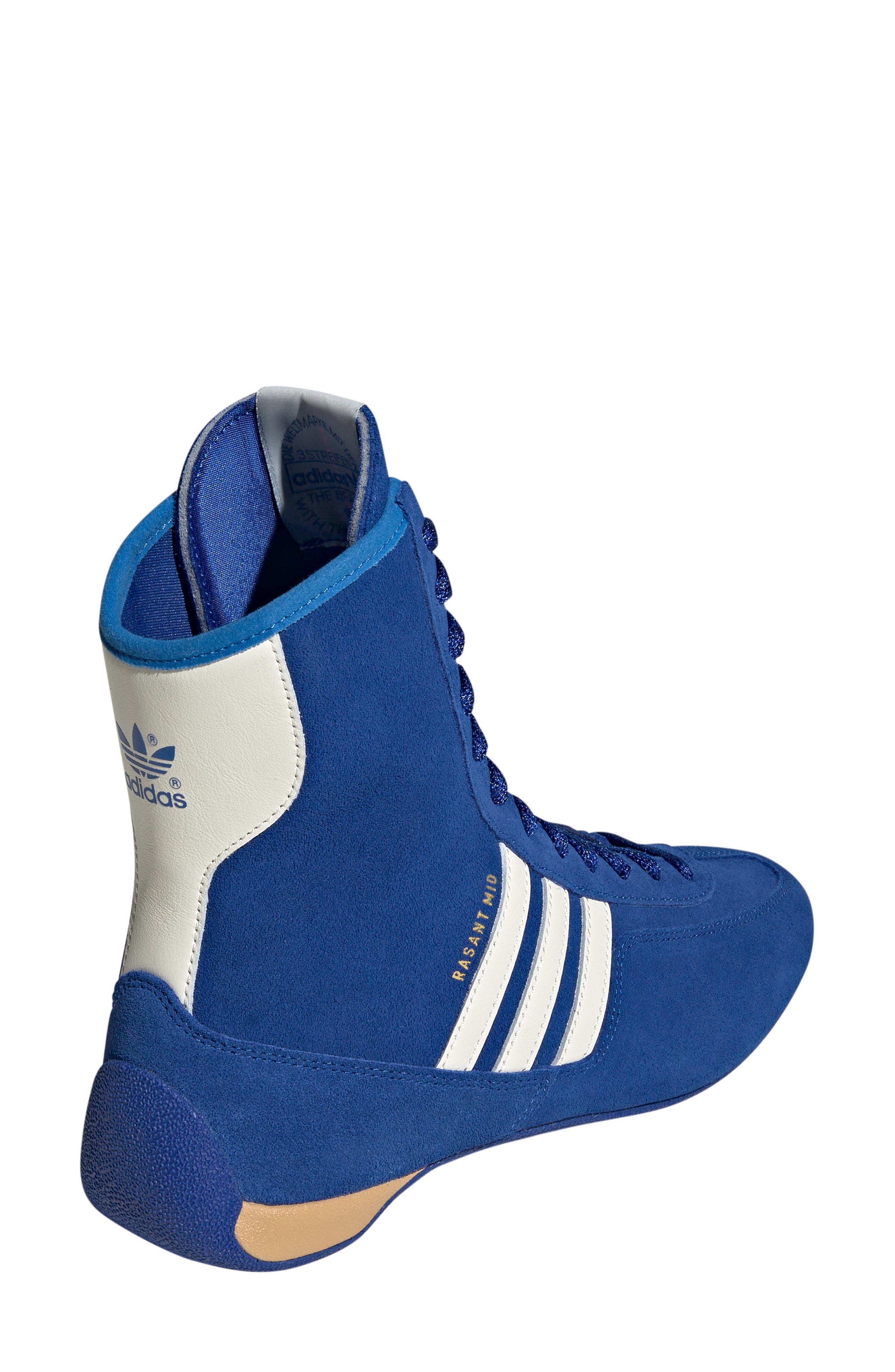 adidas Rasant Mid Sneaker, Alternate, color, Royal Blue/White/ Bluebird
