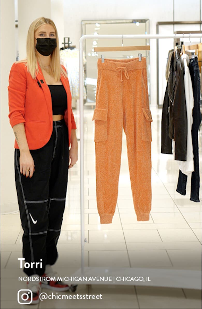 Chenille Cargo Joggers, sales video thumbnail