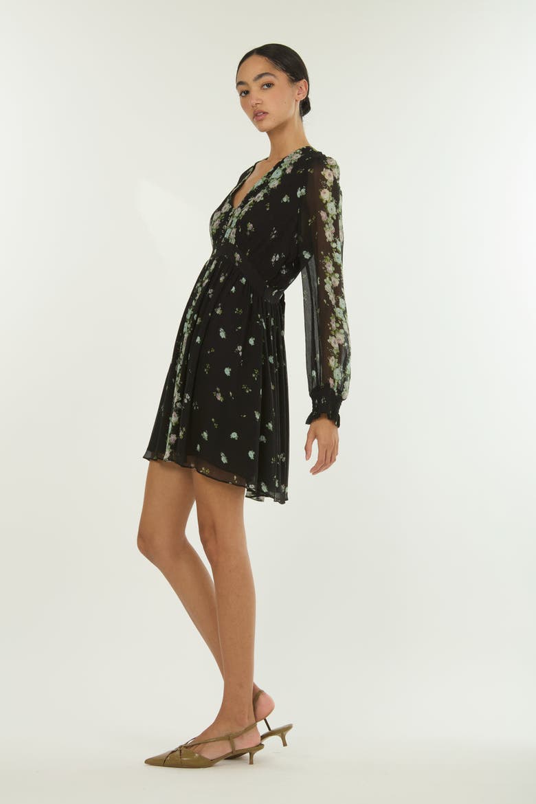 Emerson Dress, Alternate, color, Black Floral Alley