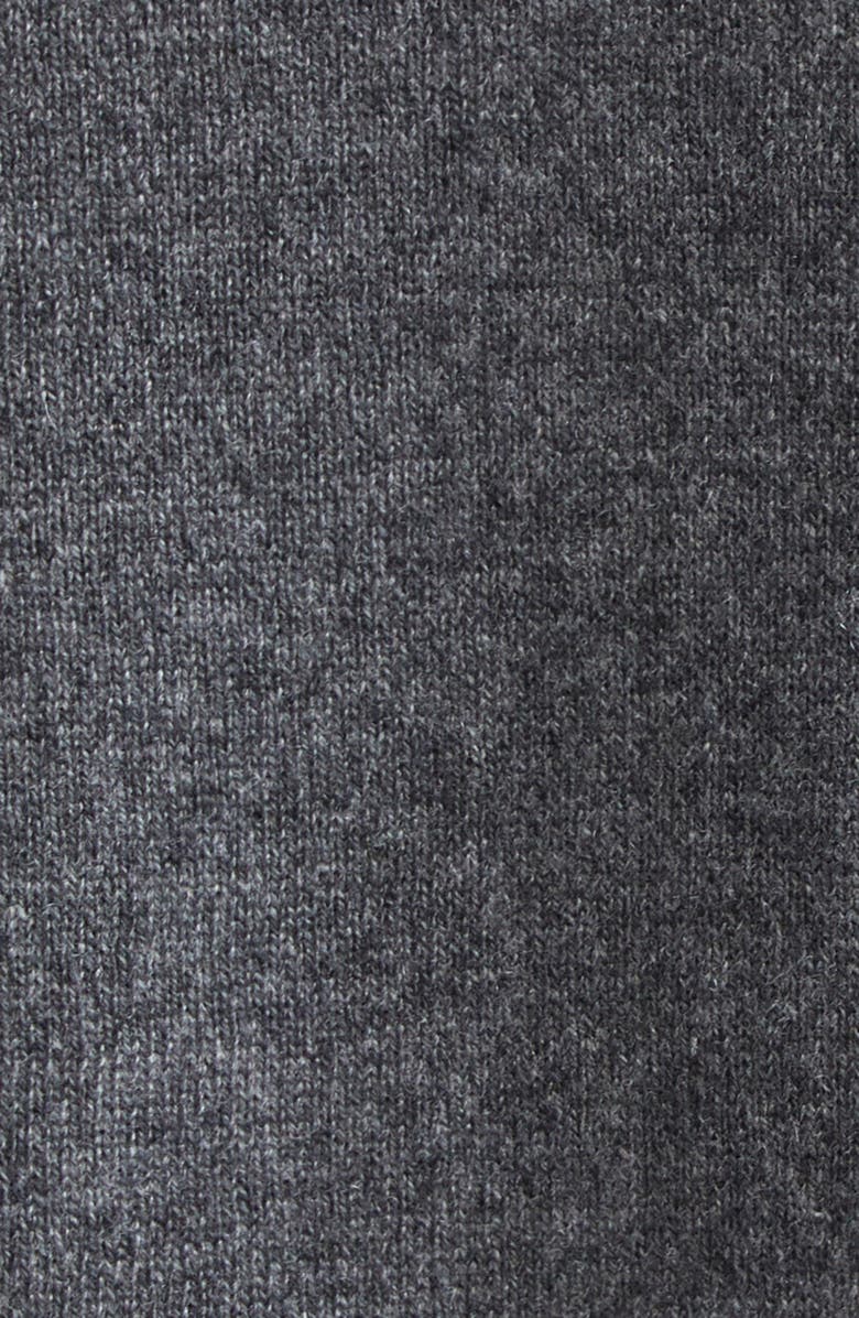 Johnstons of Elgin Clan Argyle Plaid Cashmere Cardigan, Alternate, color, Mid Grey Colourway