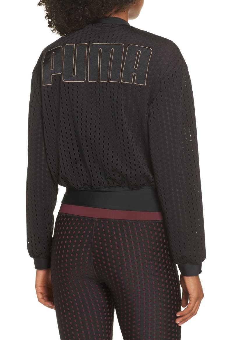Luxe Jacket, Alternate, color, PUMA BLACK