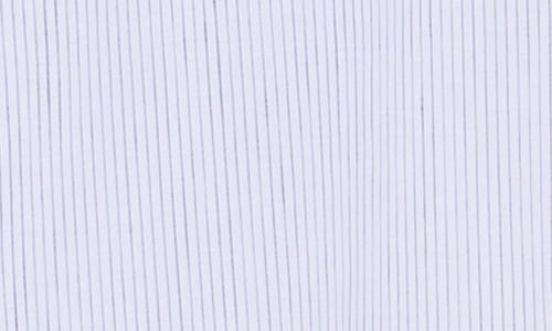 Twp Big Joe Stripe Cotton & Linen Button-up Shirt In White/charcoal
