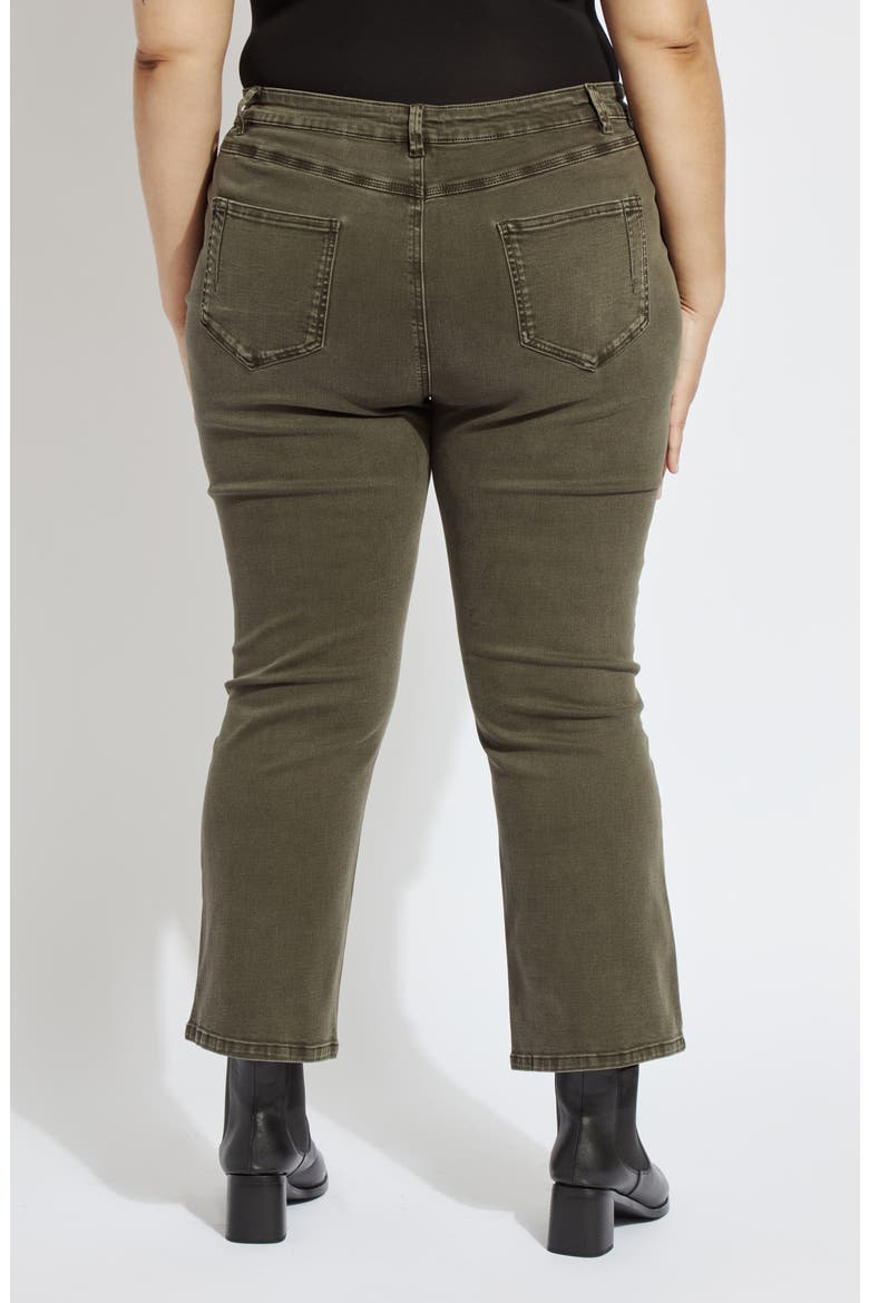 Estelle Pull-On Ankle Flare Jeans, Alternate, color, ASUTEX MOSSWOOD