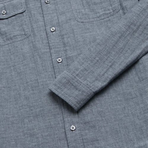 Surfside Supply Co. Zhu Double Gauze Shirt In Blue