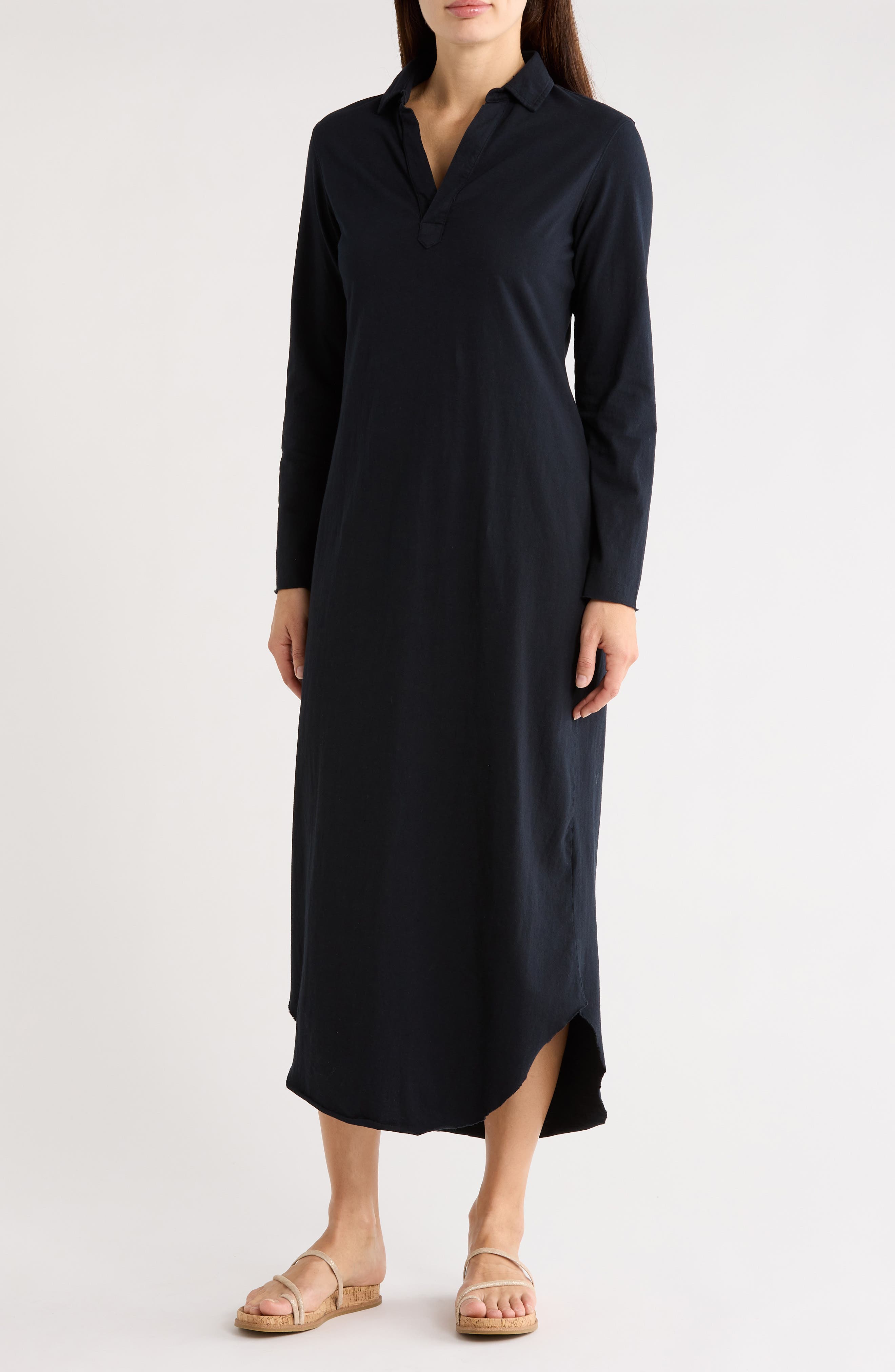 Long Sleeve Cotton Shirtdress