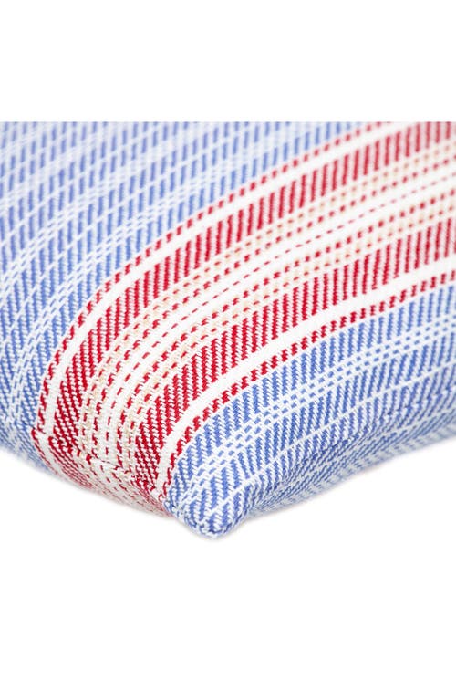 Parkland Collection Striped Throw Pillow In Blue