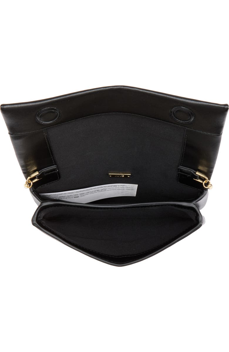 MANGO Small Faux Leather Crossbody Bag, Alternate, color, Black