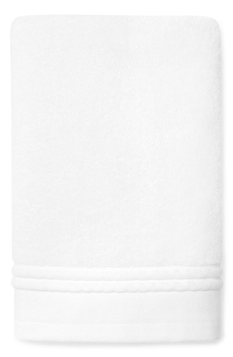 SFERRA Bello Nuovo Combed Cotton Fingertip Towel, Main, color, White