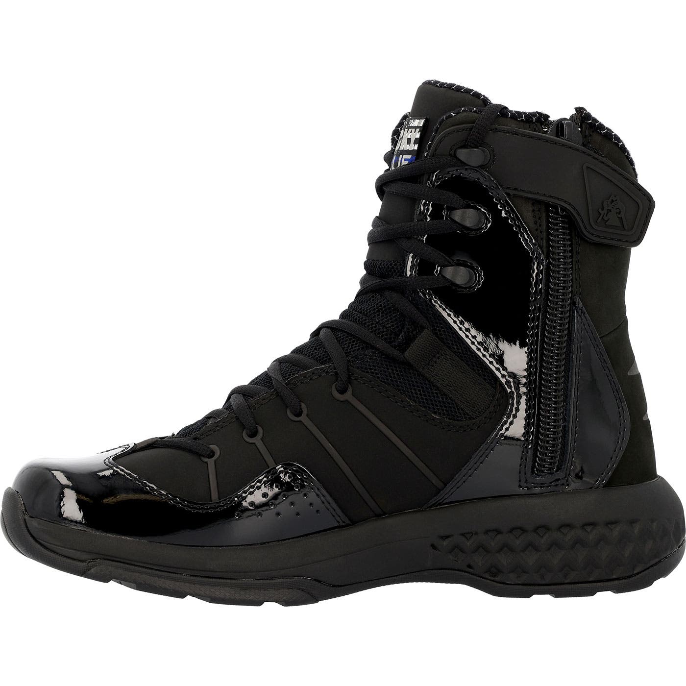 Rocky 8" Public Service Boot, Alternate, color, Black