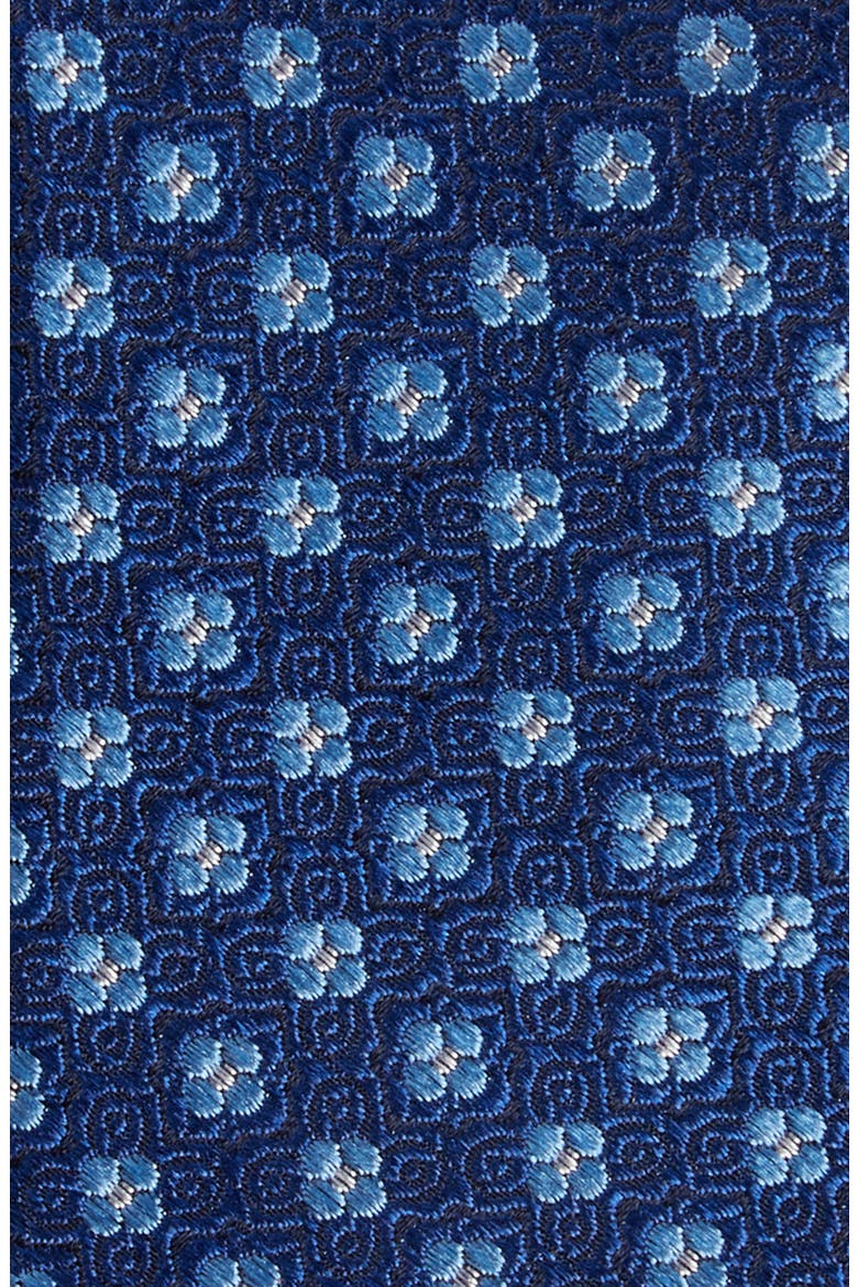 Nordstrom Alami Medallion Silk Tie, Alternate, color, NAVY