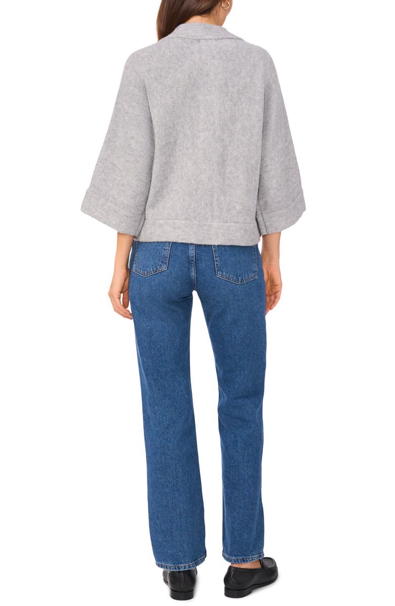 Halogen<sup>®</sup> Wide Sleeve Top, Alternate, color, Light Heather Grey