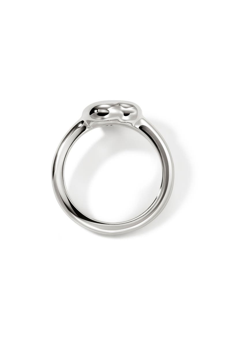 Pebble Heart Diamond Ring, Alternate, color, SILVER