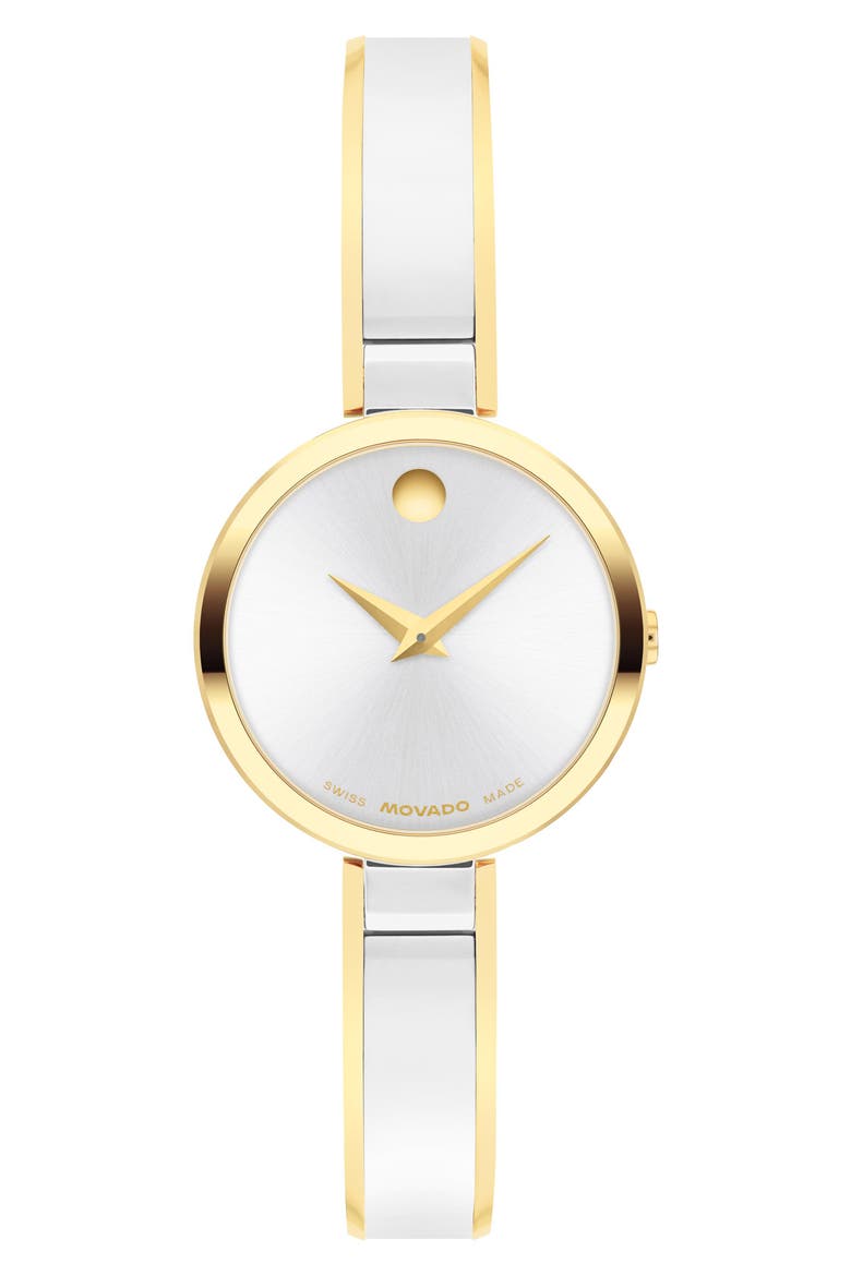 Moda Bangle Watch, Main, color, SILVER