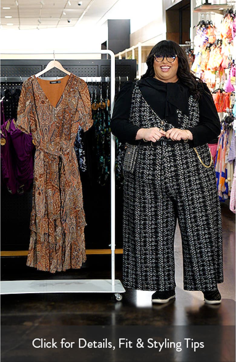 Paisley Georgette Tie Waist Maxi Dress, sales video thumbnail