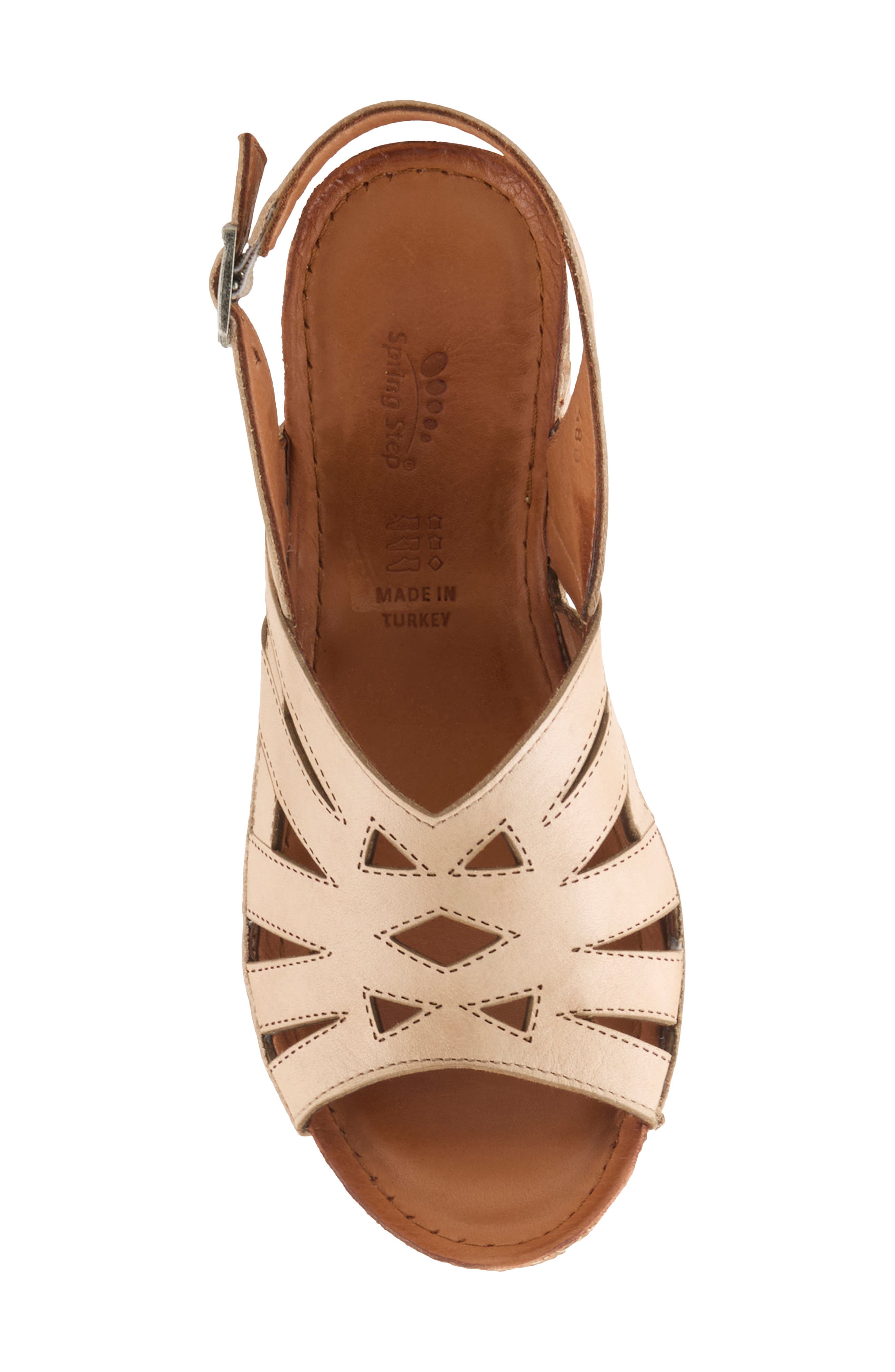 Spring Step Cathy Wedge Sandal, Alternate, color, Beige