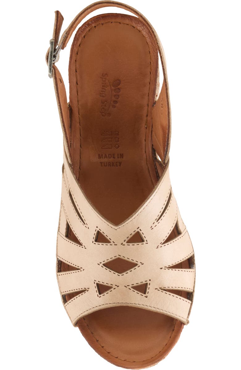 Spring Step Cathy Wedge Sandal, Alternate, color, Beige