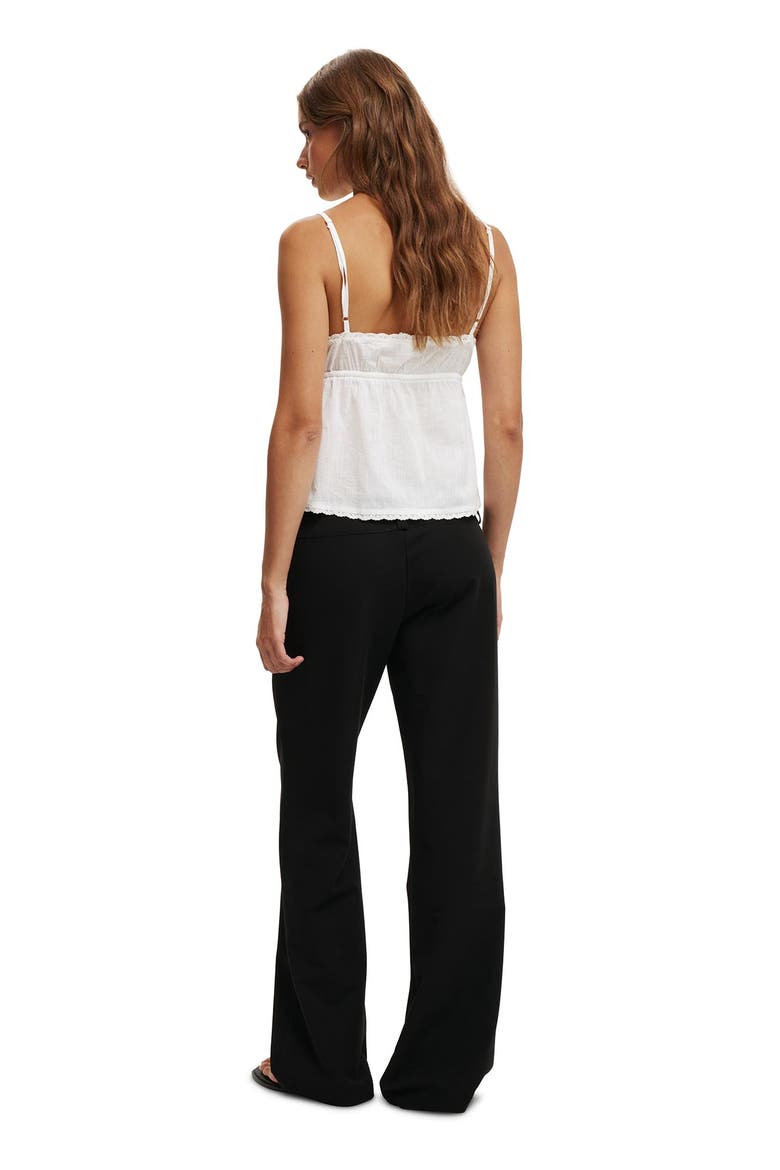 Women's Lola Low Rise Suiting Pant, Alternate, color, Black