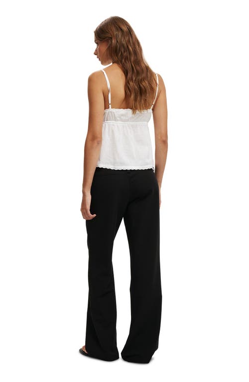 Cotton On Lola Low Rise Suiting Pant In Black