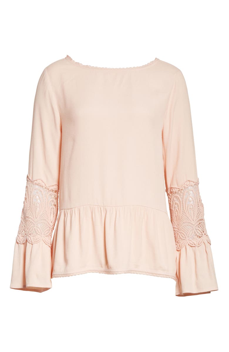 Joie Emelda Bell Sleeve Blouse, Alternate, color,