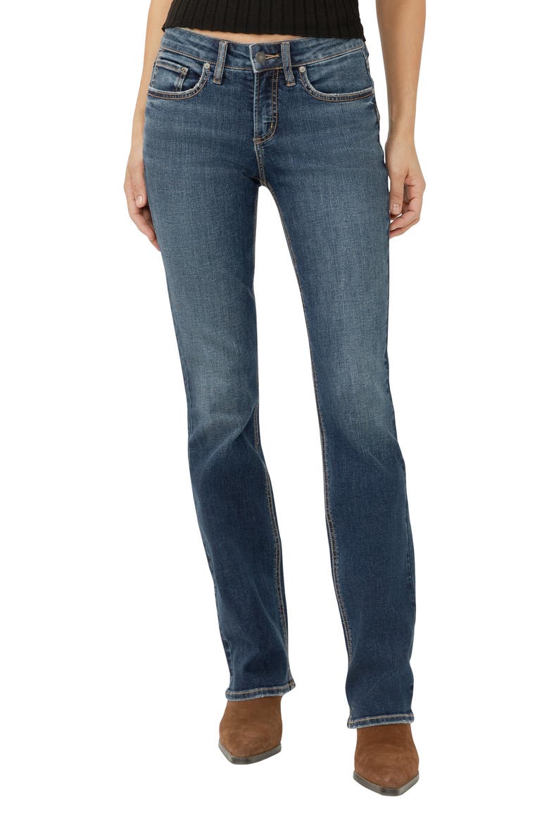 Suki Slim Bootcut Jeans, Main, color, GEORGIA